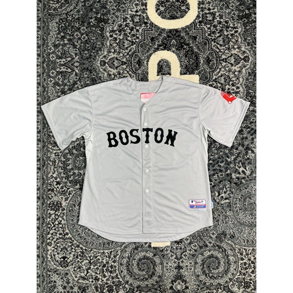 Red Sox Boston Adrian Gonzalez #28 Majestic Cool Base Gray Baseball Jersey 56